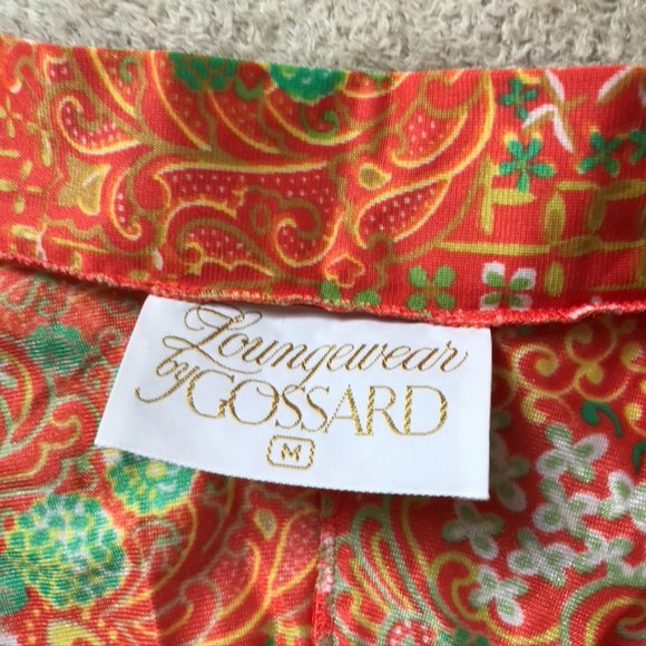 Orange wrap robe with long square sleeves - Picture 3 of 6